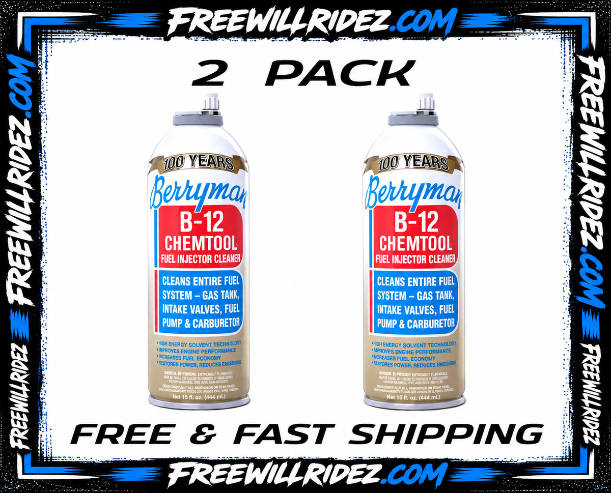 Berryman B-12 Fuel Injector &amp; Carburetor Cleaner — 2 Pack