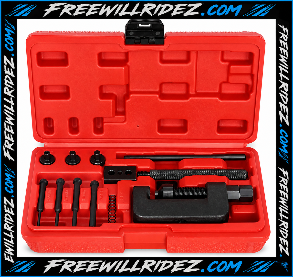 FWR Chain Master Tool  Motorcycle Chain Breaker • Press • Riveter