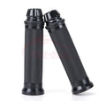 Pair of black FWR motorcycle grips