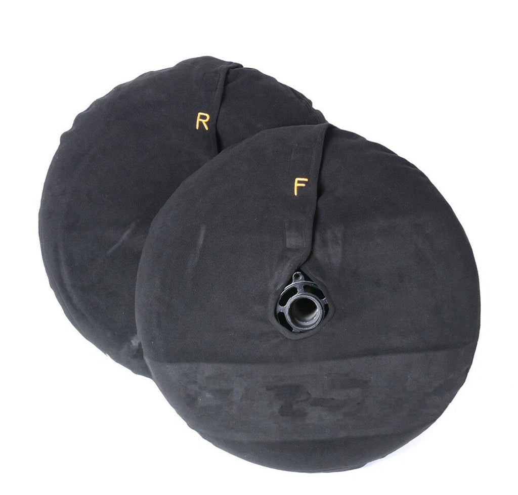 FWR track day tire warmers, front and rear, folded