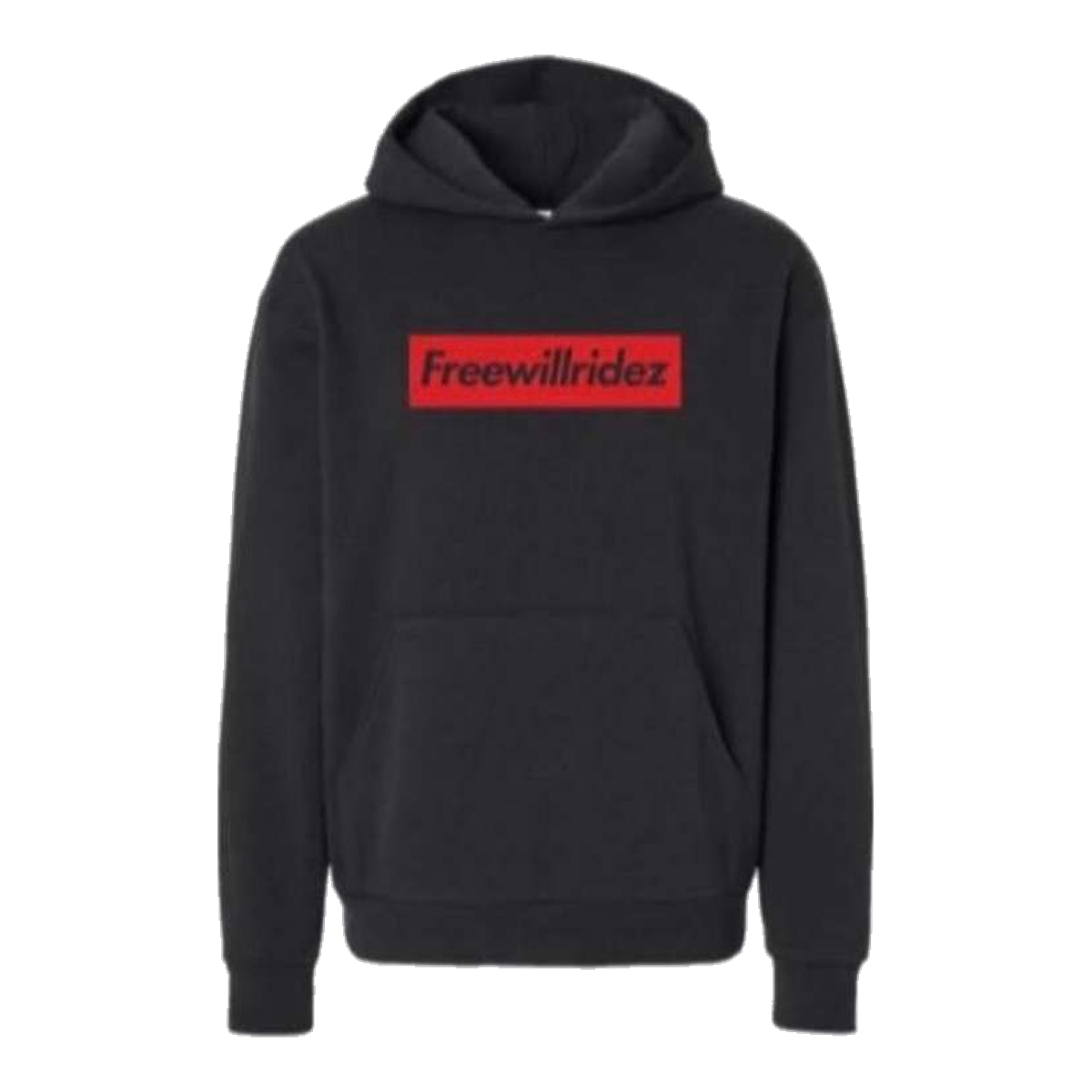 Michigan Central Box Logo — front of the black hoodie