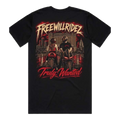 Truly Wanted — back print on a black tee