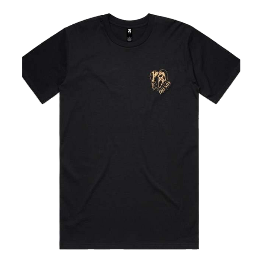 Truly Wanted — front of the black tee